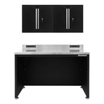 Dragonfire Tools Pro Series 56-Inch Worktable System (Black) | DFT-56TBL-WC-B 