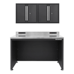Dragonfire Tools Pro Series 56-Inch Worktable System (Grey) | DFT-56TBL-WC-G 