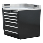 Dragonfire Tools Pro Series Lower Corner Cabinet (Black) 