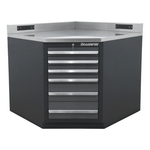 Dragonfire Tools Pro Series Lower Corner Cabinet (Grey) | DFT-CCL-G 