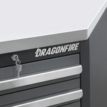 Dragonfire Tools Pro Series Lower Corner Cabinet (Grey) 