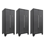 Dragonfire Tools 3 x Pro Series Locker Cabinet (Grey) | DFT-LC-3-G 