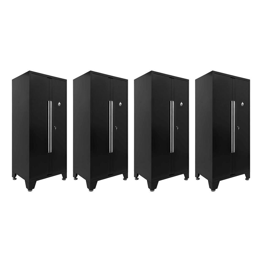 Dragonfire Tools 4 x Pro Series Locker Cabinet (Black) | DFT-LC-4-B