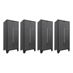 Dragonfire Tools 4 x Pro Series Locker Cabinet (Grey) | DFT-LC-4-G 