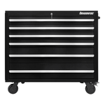 Dragonfire Tools Pro Series 6-Drawer 43.5-Inch Rolling Tool Cabinet (Black) 