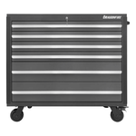 Dragonfire Tools Pro Series 6-Drawer 43.5-Inch Rolling Tool Cabinet (Grey) 