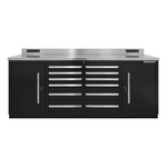 Dragonfire Tools Pro Series 12-Drawer 7-Foot Workbench (Black) | DFT-WB-12-B 