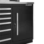 Dragonfire Tools Pro Series 12-Drawer 7-Foot Workbench (Black) 