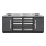 Dragonfire Tools Pro Series 12-Drawer 7-Foot Workbench (Grey) | DFT-WB-12-G 
