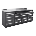 Dragonfire Tools Pro Series 17-Drawer 7-Foot Workbench (Grey) 