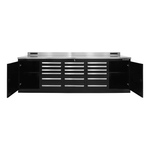 Dragonfire Tools Pro Series 18-Drawer 9-Foot Workbench (Black) 