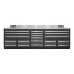 Dragonfire Tools Pro Series 20-Drawer 9-Foot Workbench (Grey) | DFT-WB-20-G 