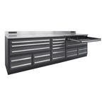 Dragonfire Tools Pro Series 20-Drawer 9-Foot Workbench (Grey) 