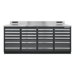 Dragonfire Tools Pro Series 24-Drawer 7-Foot Workbench (Grey) | DFT-WB-24-G 