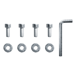 Dragonfire Tools Pro Series 4 x Low Profile Adjustable Leveling Feet (Silver) 