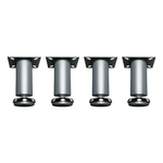 Dragonfire Tools Pro Series 4 x Heavy-Duty Adjustable Leveling Feet (Silver) | 4PF 