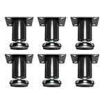 Dragonfire Tools Pro Series 6 x Low Profile Adjustable Leveling Feet (Black) | 6LPFB 