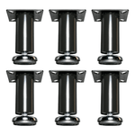 Dragonfire Tools Pro Series 6 x Heavy-Duty Adjustable Leveling Feet (Black) | 6PFB 