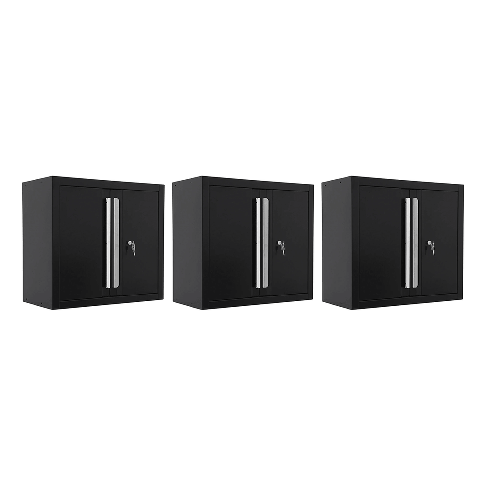 Dragonfire Tools 3 x Pro Series Wall Cabinet (Black) | DFT-WC-3-B