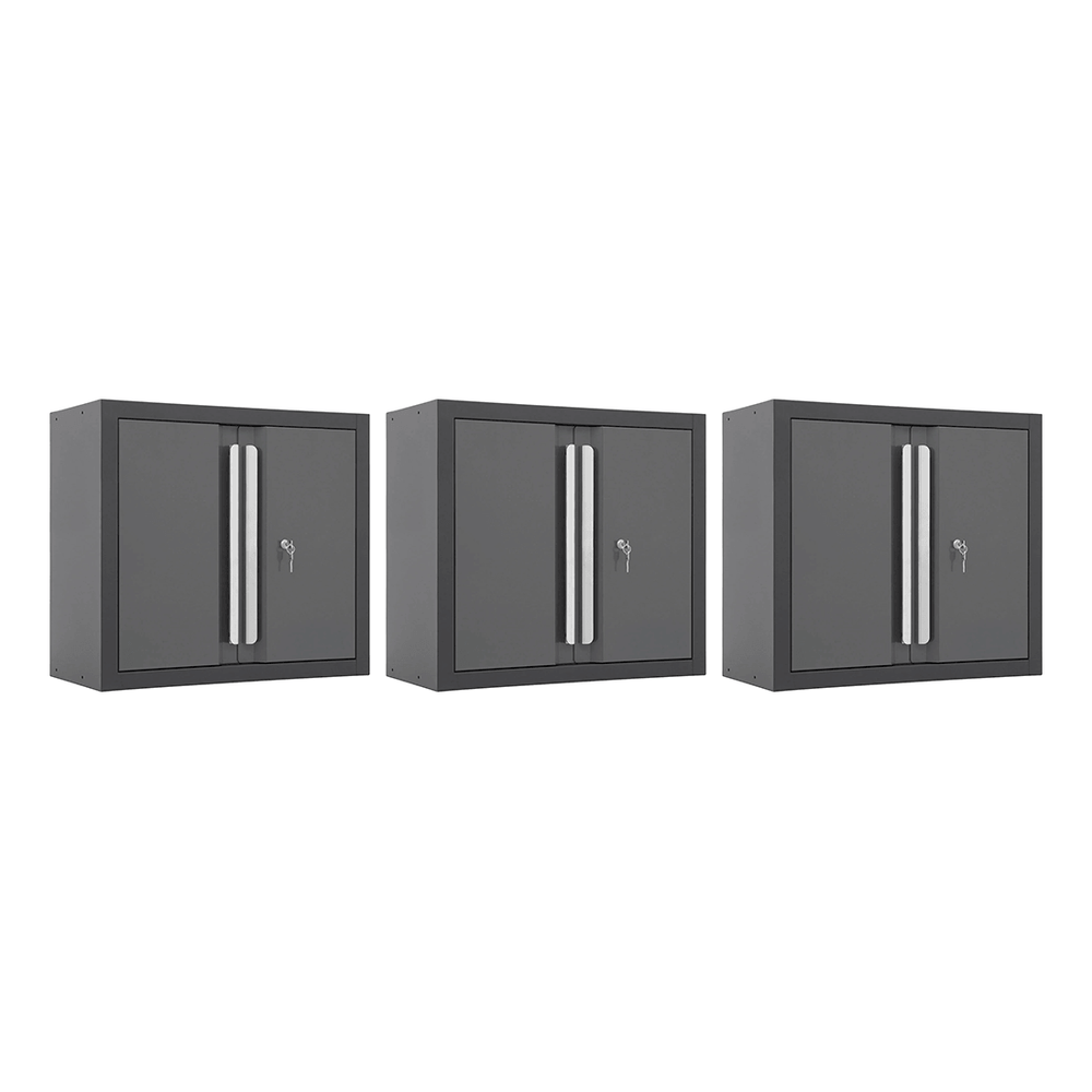 Dragonfire Tools 3 x Pro Series Wall Cabinet (Grey) | DFT-WC-3-G