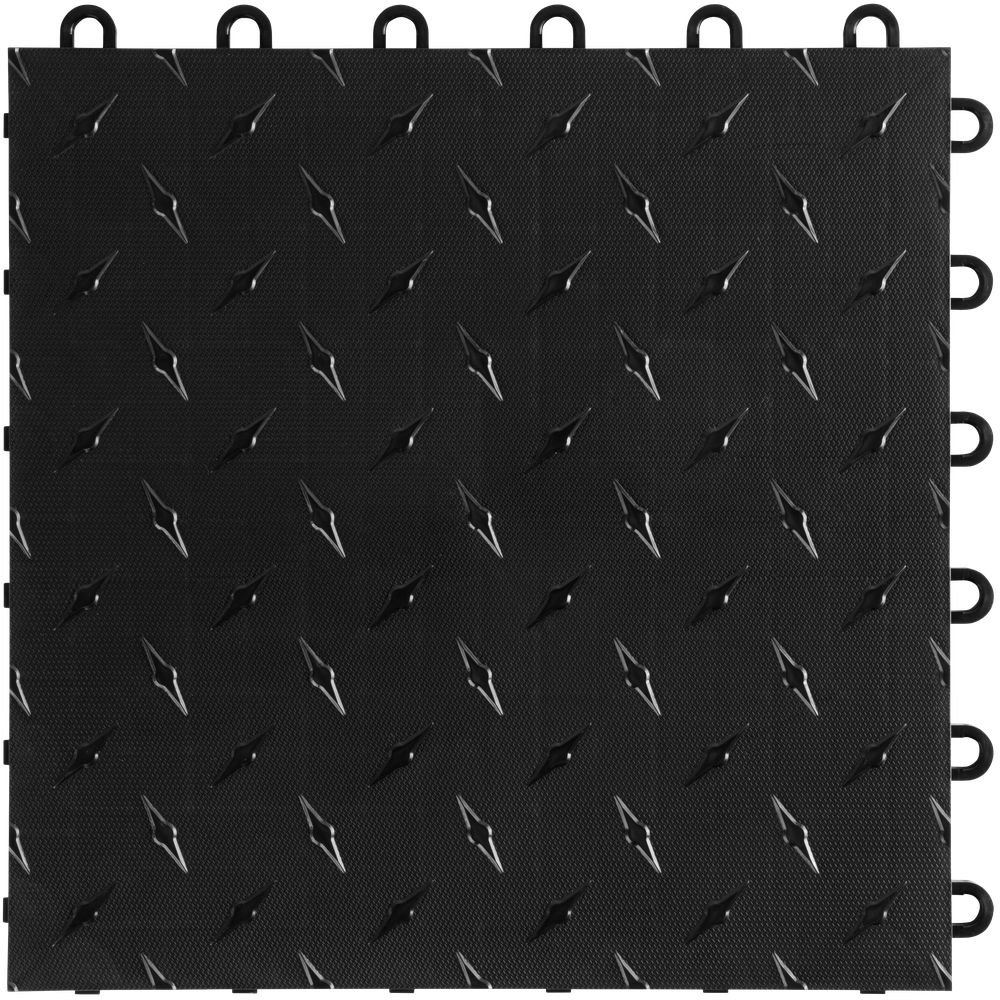 Swisstrax Rubber Home Gym Jet Black Flooring Tiles (10 Pack)-DMD-FLEX-JB-TL-Garage Giant