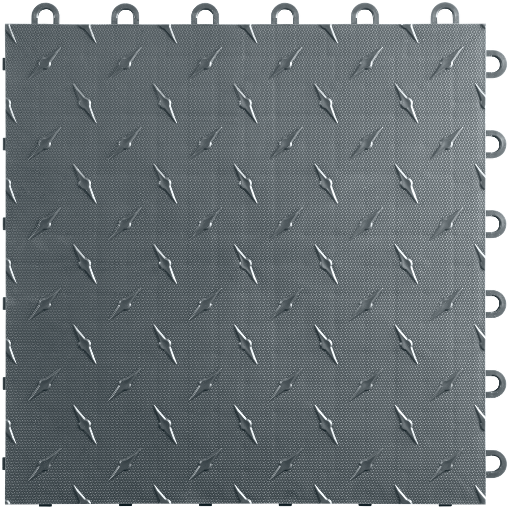 Swisstrax Rubber Home Gym Slate Grey Flooring Tiles (10 Pack)-DMD-FLEX-SG-TL-Garage Giant