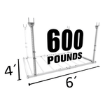 E-Z Garage Storage 4 x 6 ft. Heavy-Duty Pro Ceiling Storage Rack | Garage Giant 