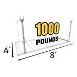 E-Z Garage Storage 4 x 8 ft. Heavy-Duty Pro Ceiling Storage Rack | Garage Giant 