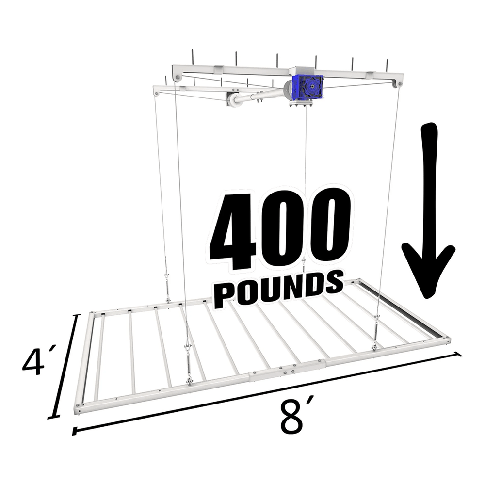 E-Z Garage Storage 4 x 8 ft. E-Z Lift (11.5 - 14 ft. Ceiling Height) | Garage Giant