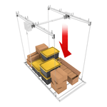 E-Z Garage Storage 4 x 8 ft. E-Z Lift (11.5 - 14 ft. Ceiling Height) 