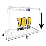 E-Z Garage Storage 4 x 8 ft. E-Z Lift Pro (8 - 11 ft. Ceiling Height) | Garage Giant 