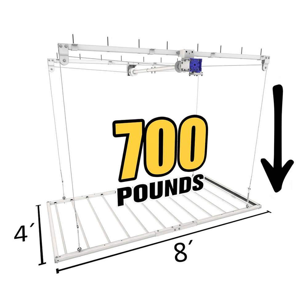 E-Z Garage Storage 4 x 8 ft. E-Z Lift Pro (11.5 - 14 ft. Ceiling Height) | Garage Giant