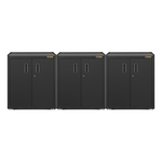 Gladiator 3 x Ready-To-Assemble Full-Door GearBox-GAGB28FDESGx3-Garage Giant 