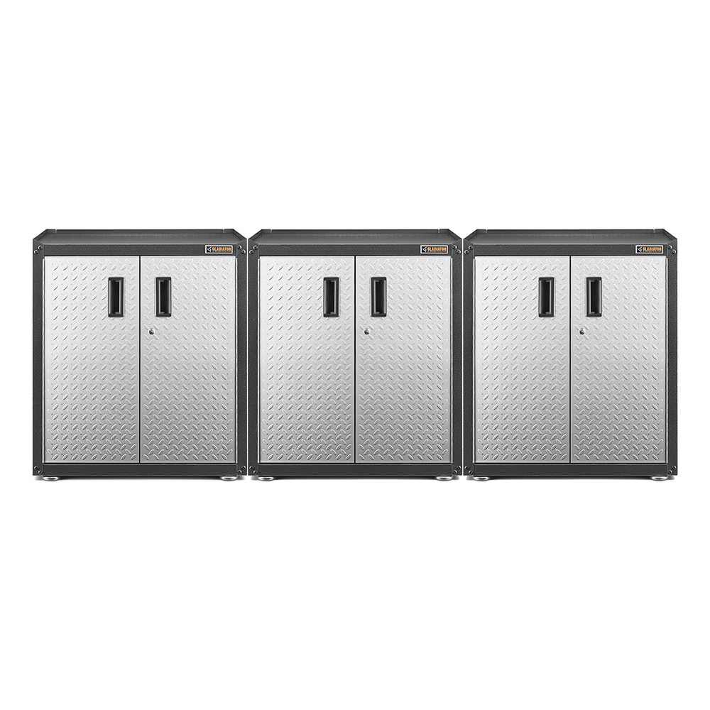 Gladiator 3 x Ready-To-Assemble 2-Door Modular GearBox-GAGB28FDYGx3-Garage Giant