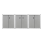 Gladiator 3 x Ready-To-Assemble 2-Door Modular GearBox-GAGB28FVEWx3-Garage Giant 