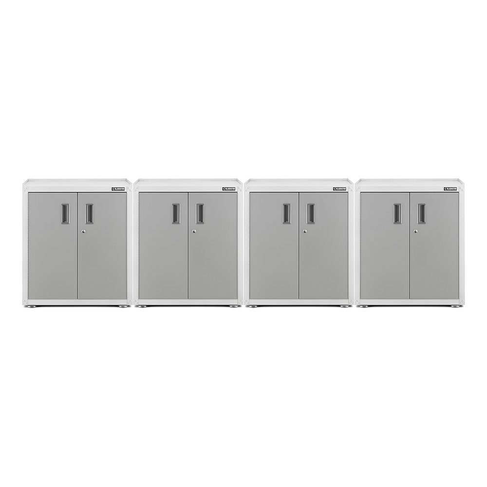 Gladiator 4 x Ready-To-Assemble 2-Door Modular GearBox-GAGB28FVEWx4-Garage Giant