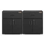 Gladiator 2 x Ready-To-Assemble 28-Inch Base Cabinet-GAGB28KDKSGx2-Garage Giant 