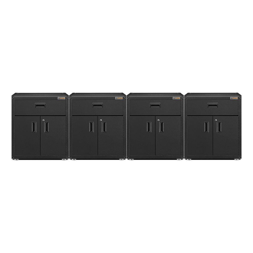 Gladiator 4 x Ready-To-Assemble 28-Inch Base Cabinet-GAGB28KDKSGx4-Garage Giant