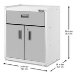 Gladiator 4 x Ready-To-Assemble 28-Inch Base Cabinet-GAGB28KDKWx4-Garage Giant 