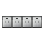 Gladiator 4 x Ready-To-Assemble 28-Inch Modular GearBox-GAGB28KDYGx4-Garage Giant 