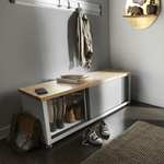 Gladiator Ready-to-Assemble Storage Shoe Bench-GAGB54SBJW-Garage Giant 