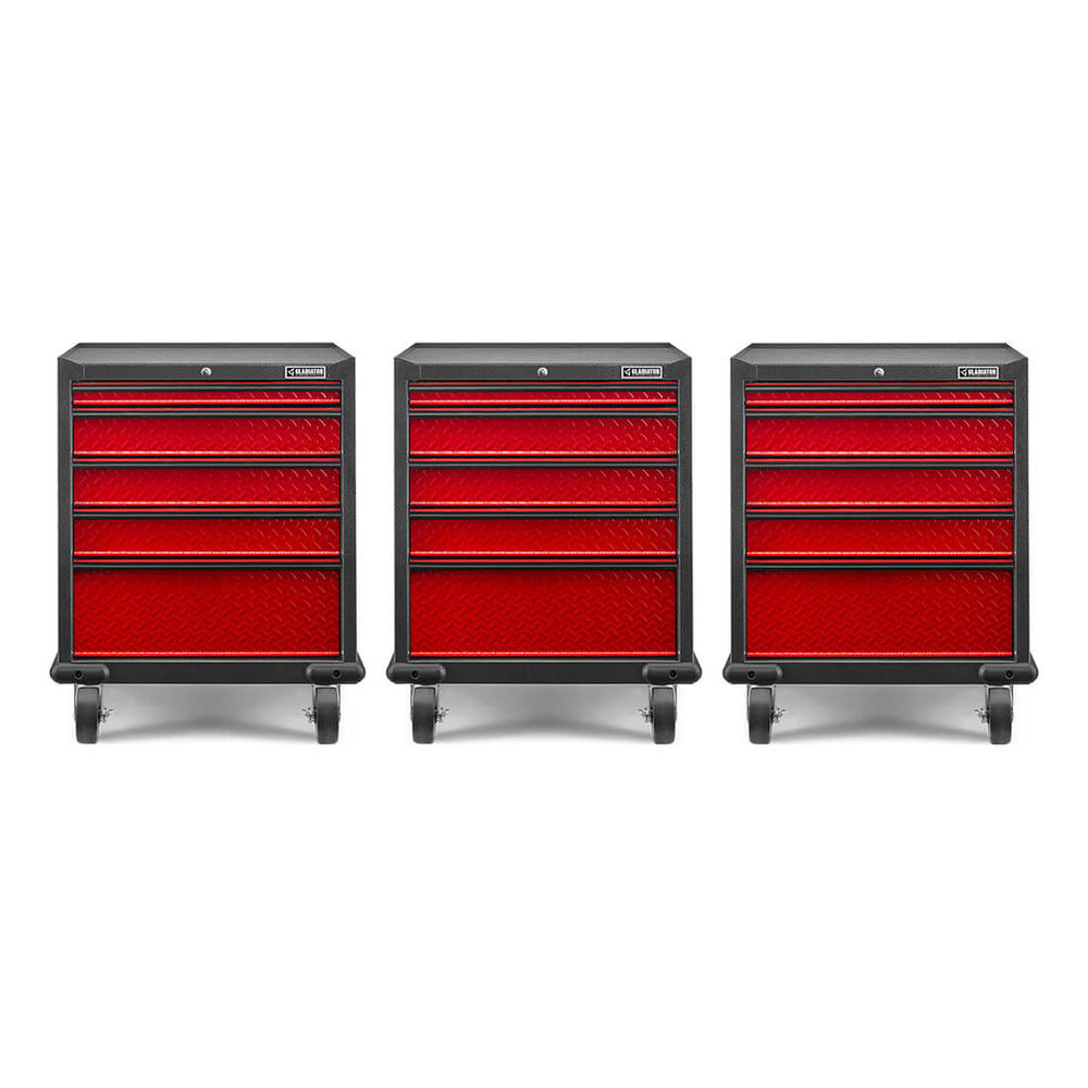 Gladiator 3 x Premier Modular GearDrawer-GAGD275DLRx3-Garage Giant