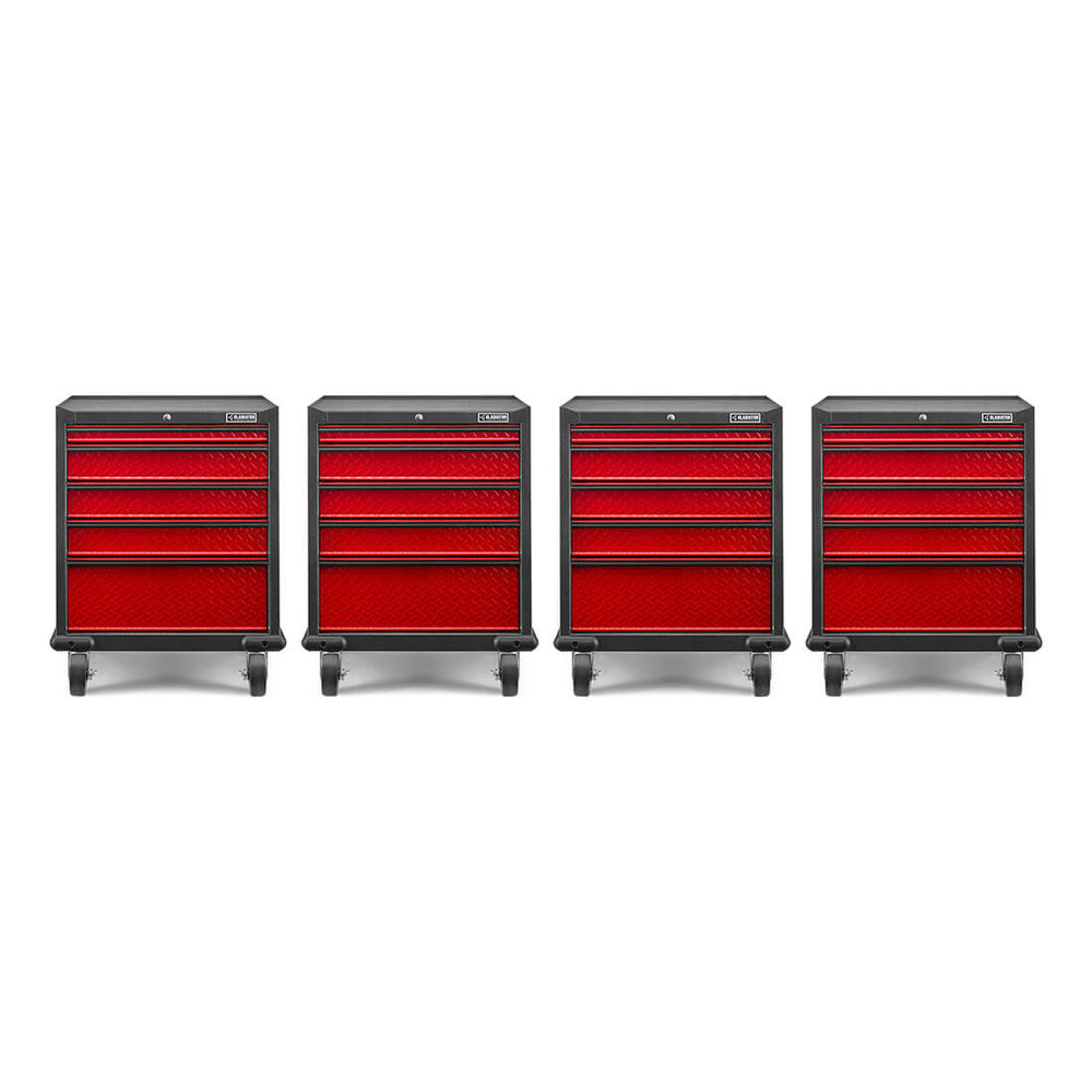 Gladiator 4 x Premier Modular GearDrawer-GAGD275DLRx4-Garage Giant