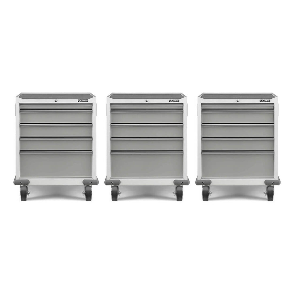 Gladiator 3 x Premier Modular GearDrawer-GAGD275DLWx3-Garage Giant