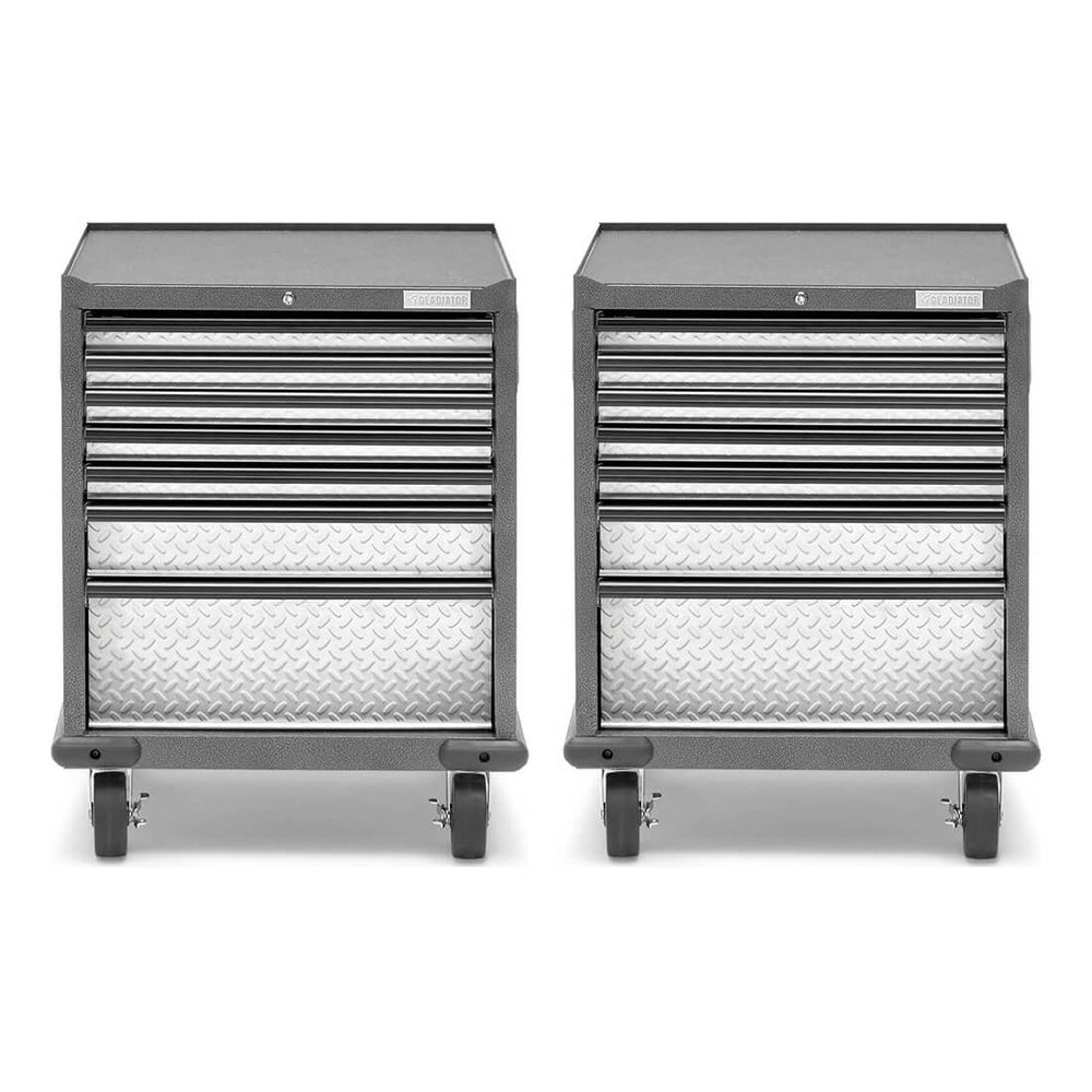 Gladiator 2 x Premier 7-Drawer Modular GearDrawer-GAGD277DJGx2-Garage Giant