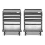 Gladiator 2 x Premier 7-Drawer Modular GearDrawer-GAGD277DJGx2-Garage Giant 