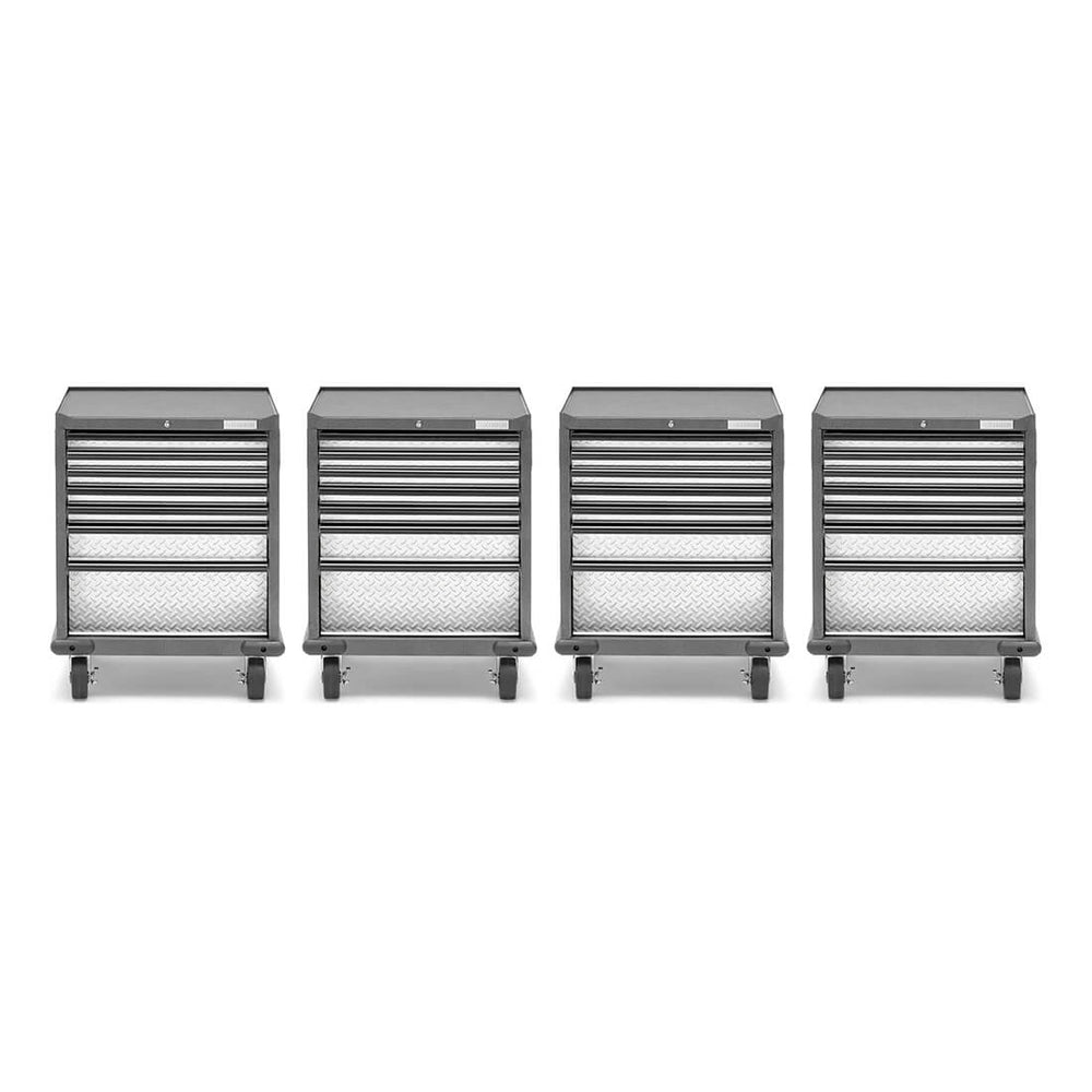 Gladiator 4 x Premier 7-Drawer Modular GearDrawer-GAGD277DJGx4-Garage Giant