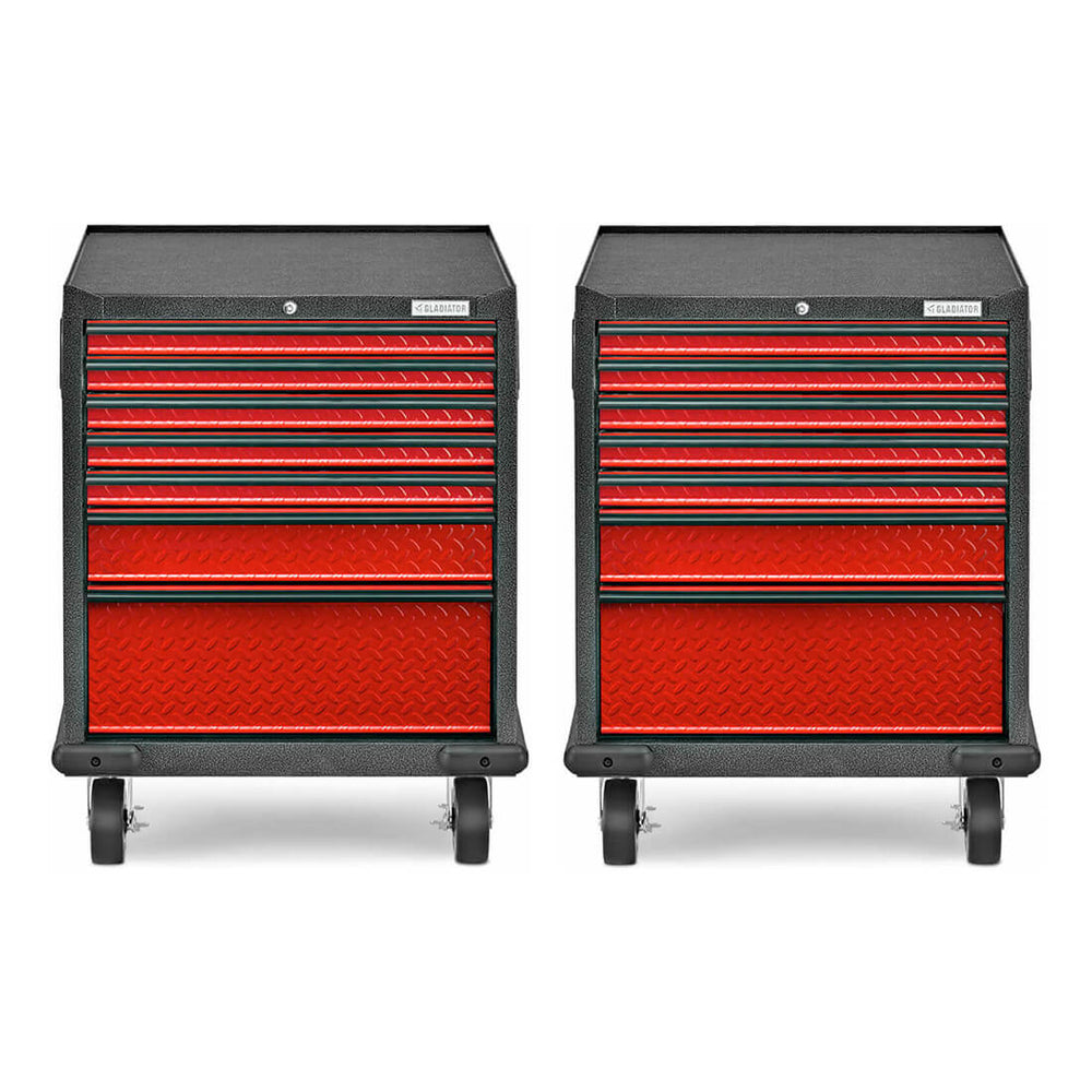 Gladiator 2 x Premier 7-Drawer Modular GearDrawer-GAGD277DKRx2-Garage Giant