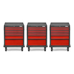 Gladiator 3 x Premier 7-Drawer Modular GearDrawer-GAGD277DKRx3-Garage Giant 