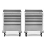 Gladiator 2 x Premier 7-Drawer Modular GearDrawer-GAGD277DKWx2-Garage Giant 